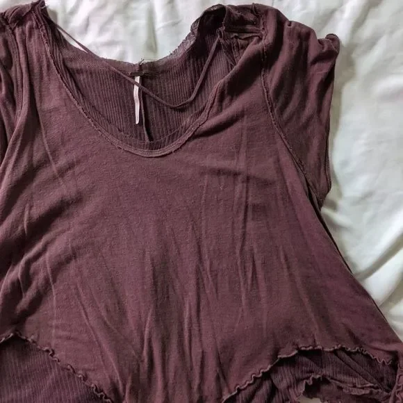 Free people purple tee - Picture 4 of 5